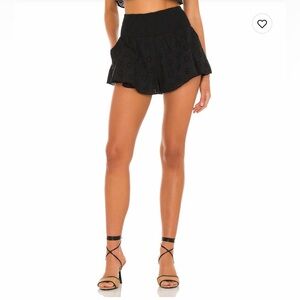 Tularosa Black Eyelet Skorts